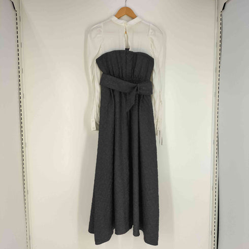 ダズリン dazzlin 23ss ブラウスレイヤードジャガードワンピース レディース JPN:M